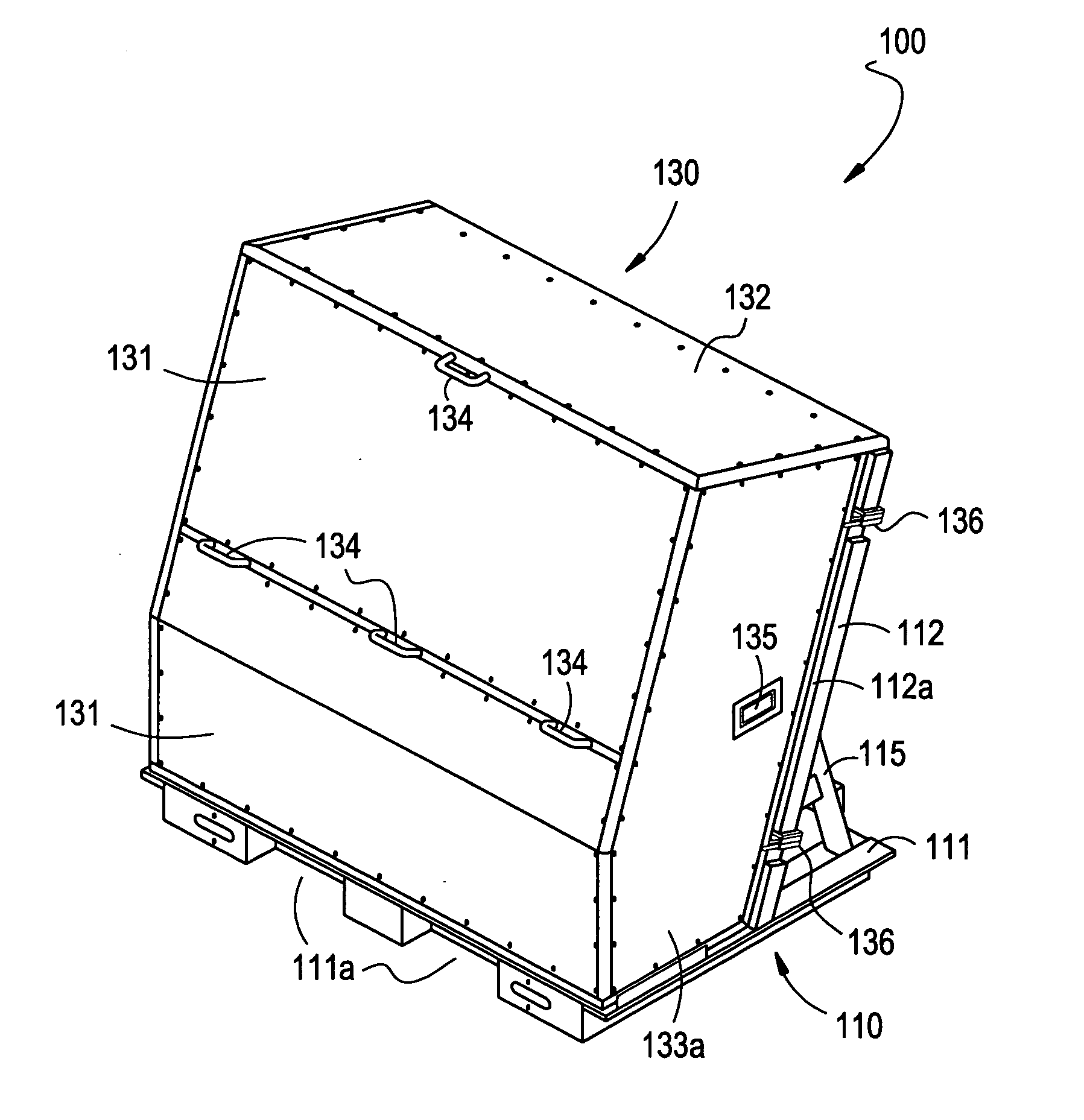 Restraining dense packaging system for LCD glass sheets
