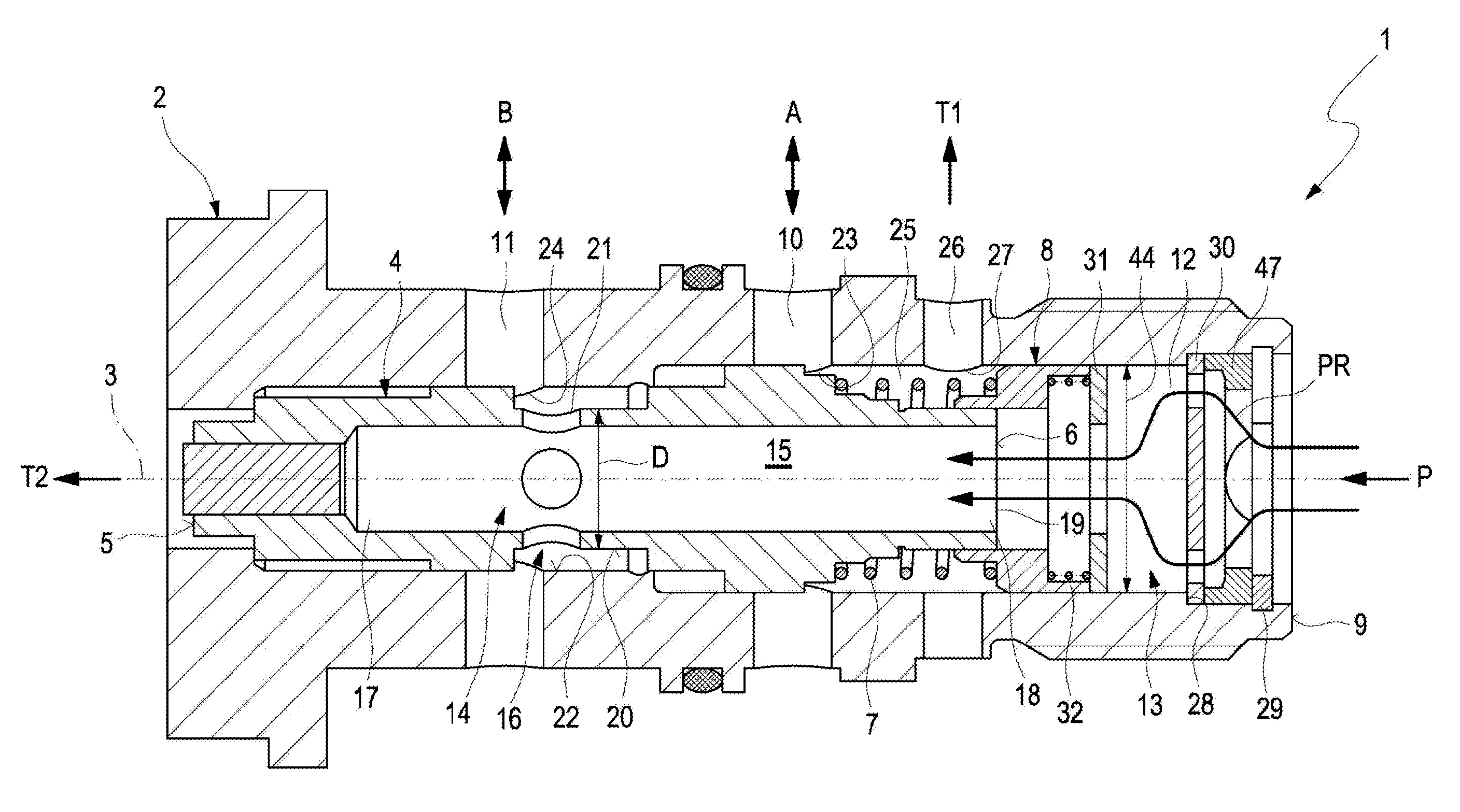 Hydraulic valve for cam phaser