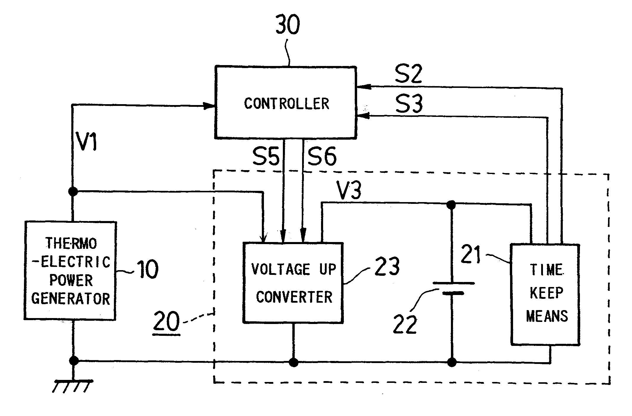 Thermoelectric system