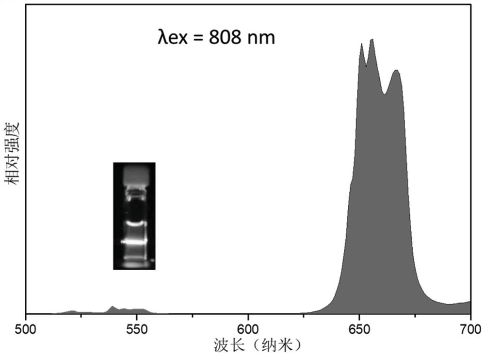 Superbright monochromatic upconversion nanoprobe for excitation/emission in biological window as well as preparation method and application of superbright monochromatic upconversion nanoprobe