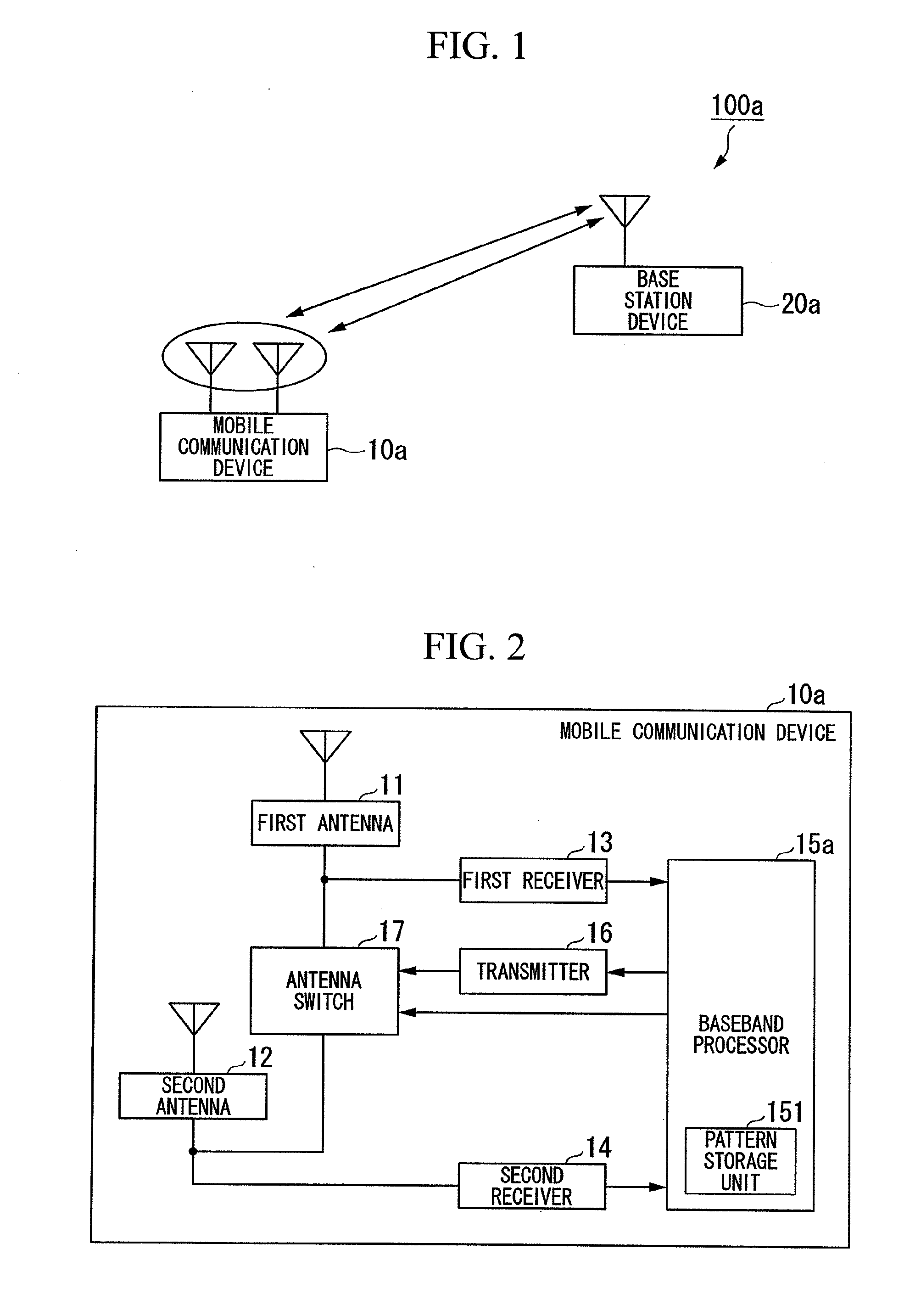 Mobile communication device, base station device, radio control method, and mobile communication system