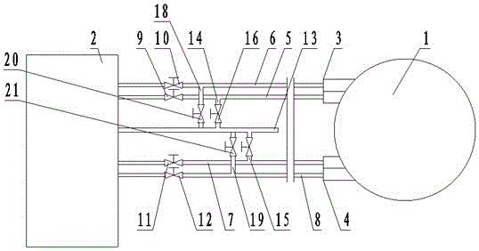 Ball valve upstream and downstream seal control method and control system