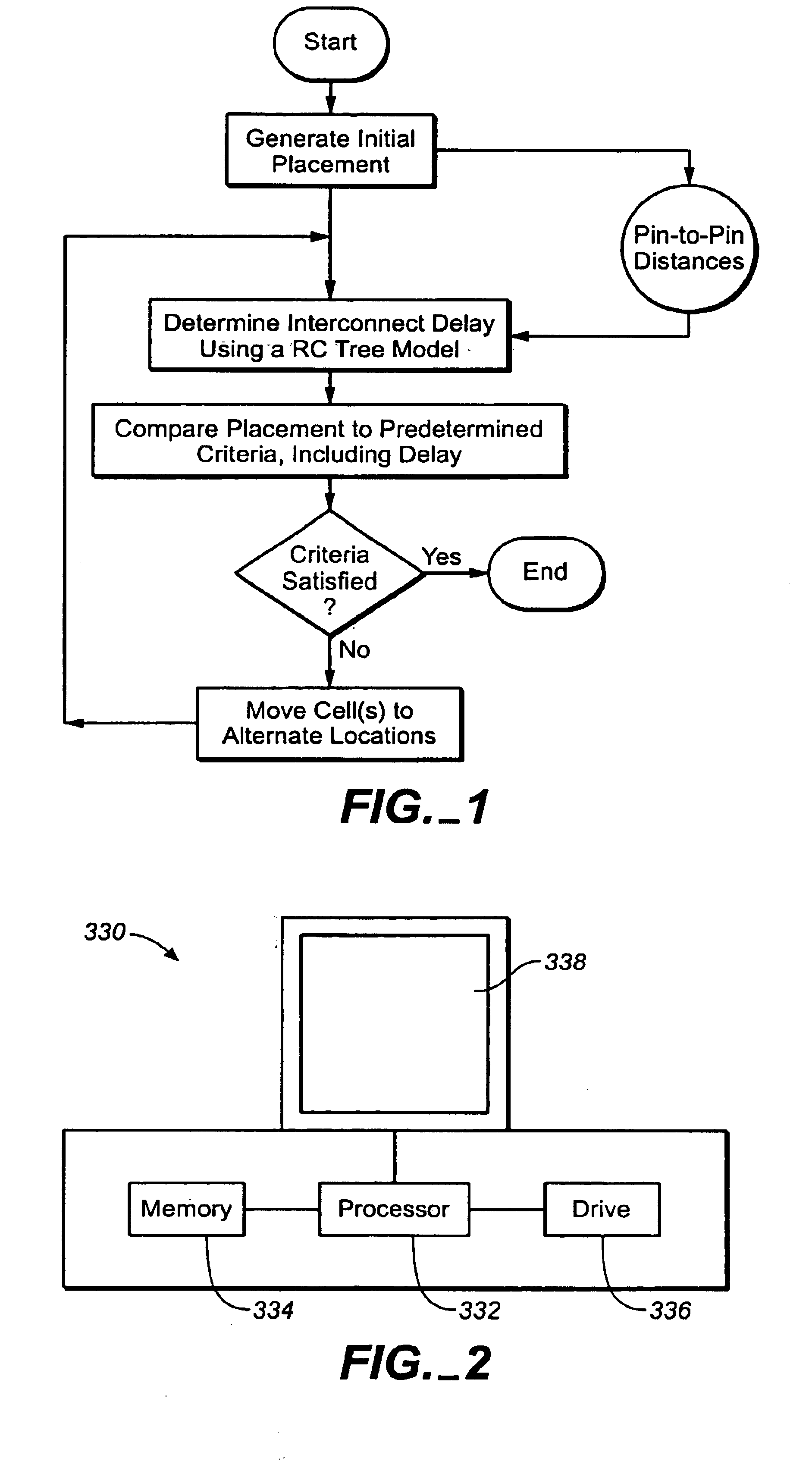 Timing-driven placement method utilizing novel interconnect delay model