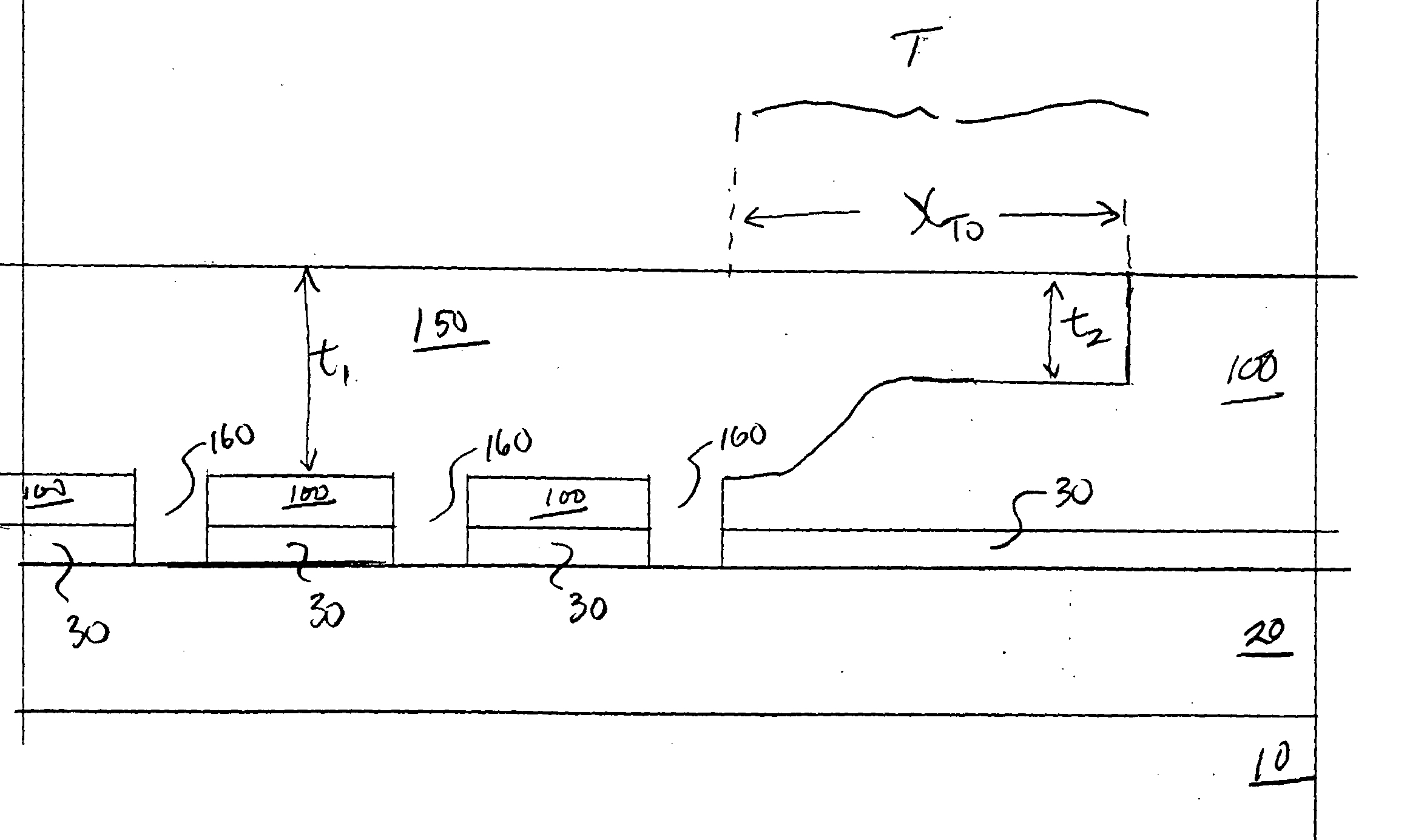 Dual depth trench termination method for improving Cu-based interconnect integrity