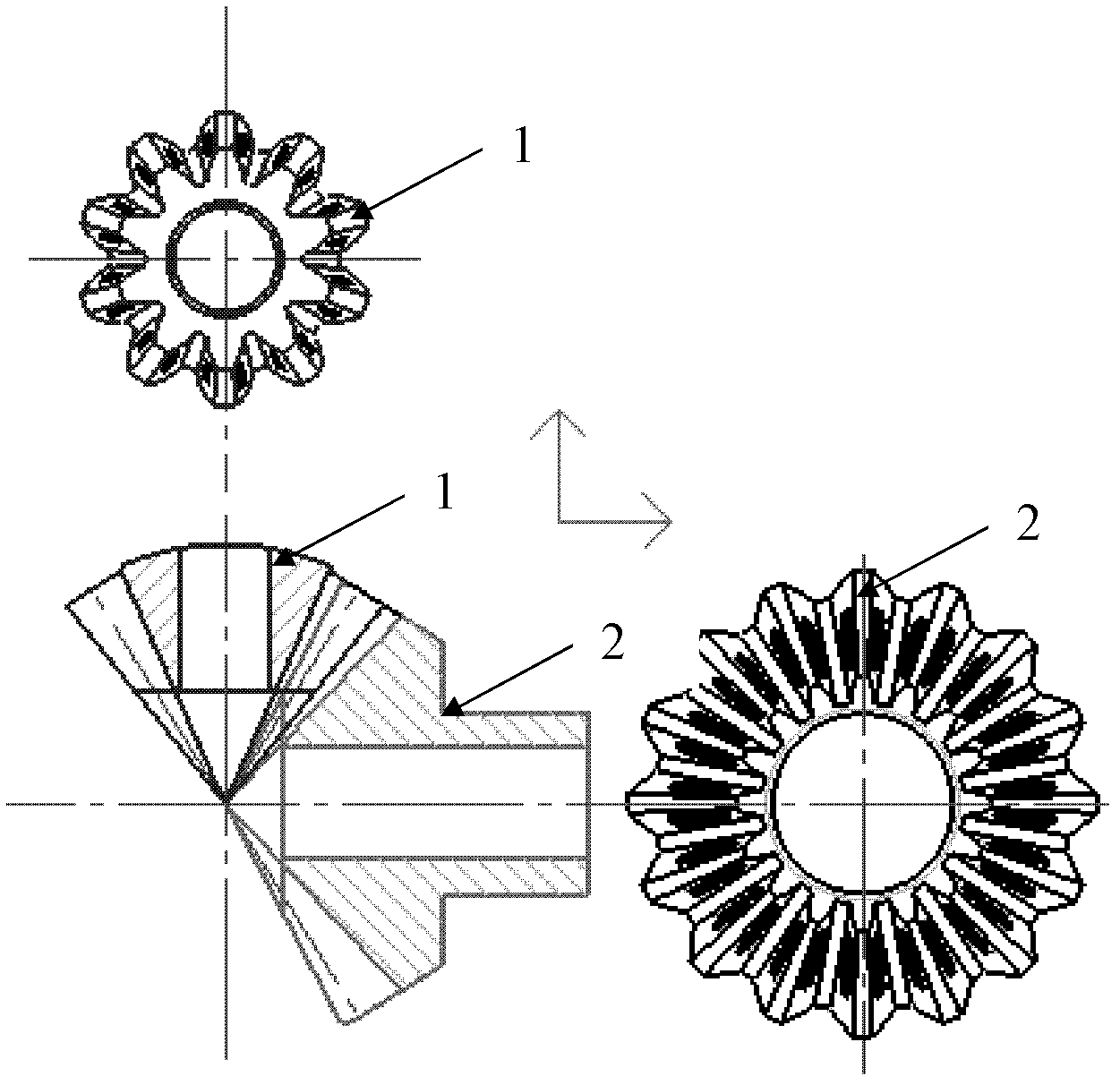 Hyperboloidal inner bore and transmission mechanism using same