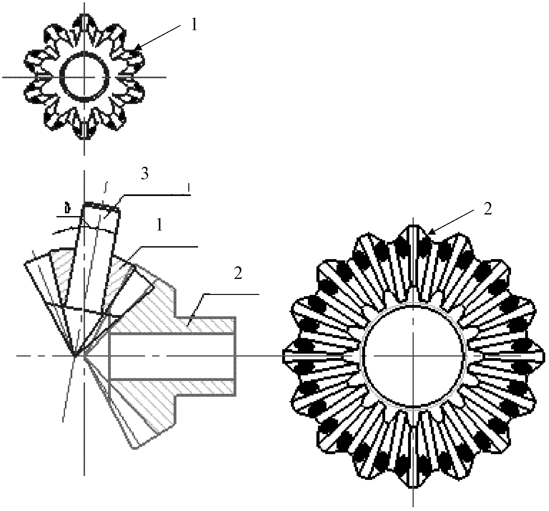 Hyperboloidal inner bore and transmission mechanism using same