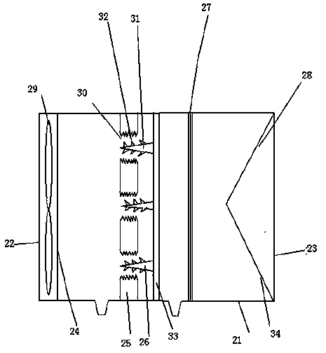 Reinforced dedusting device for coal min safety