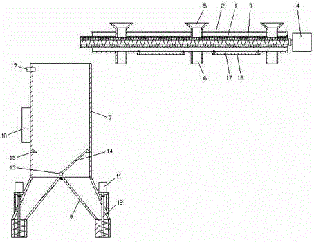 Soybean transferring system