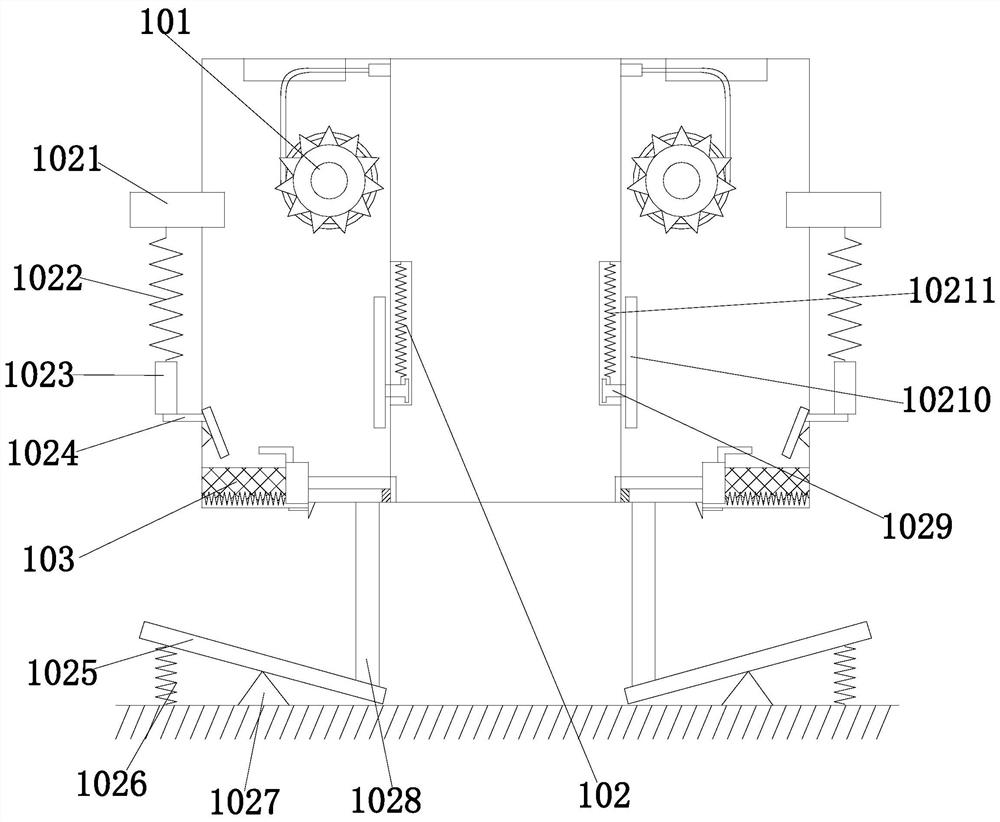 A monitoring device for accidental water ingress in outdoor power box facilities