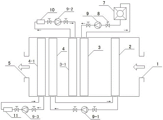 Low-energy-consumption management method for chimney white smoke