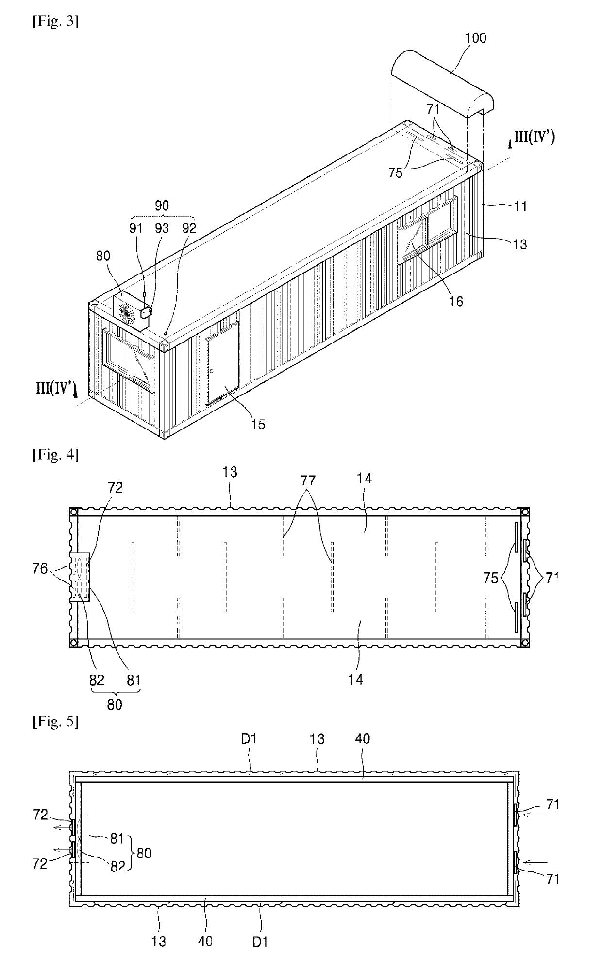 Container house having reinforced insulation property