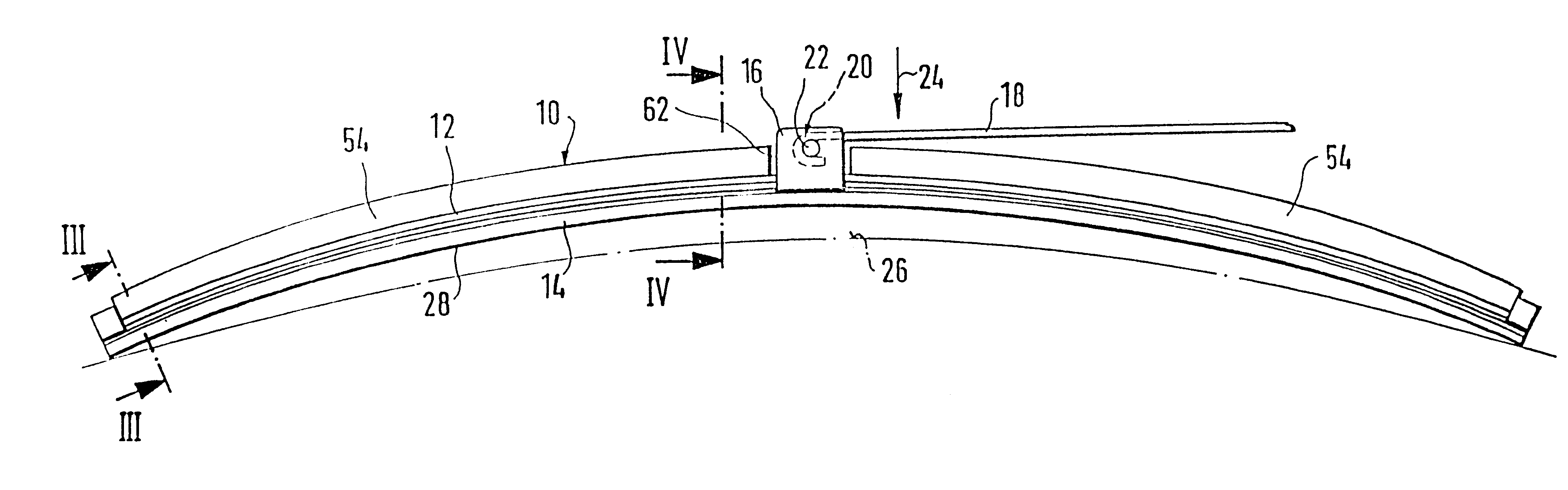 Wiper blade for cleaning automobile windscreens