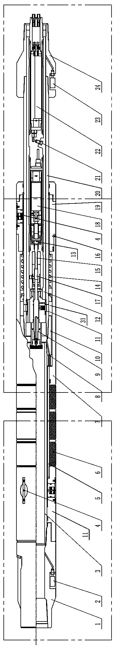 Mechanical-electrical integration separate production packer