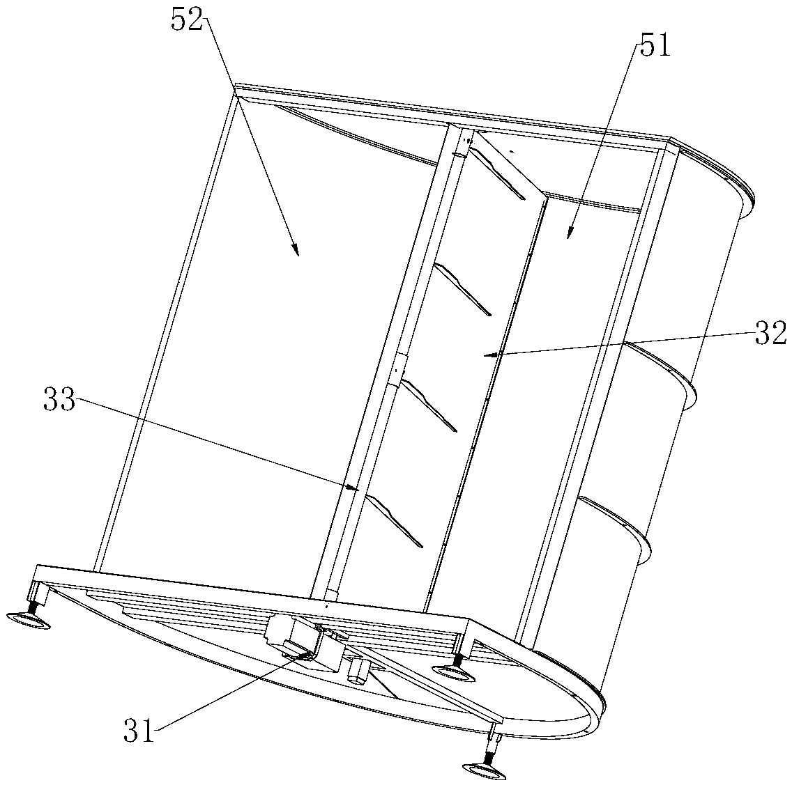 Stable air purifier testing device