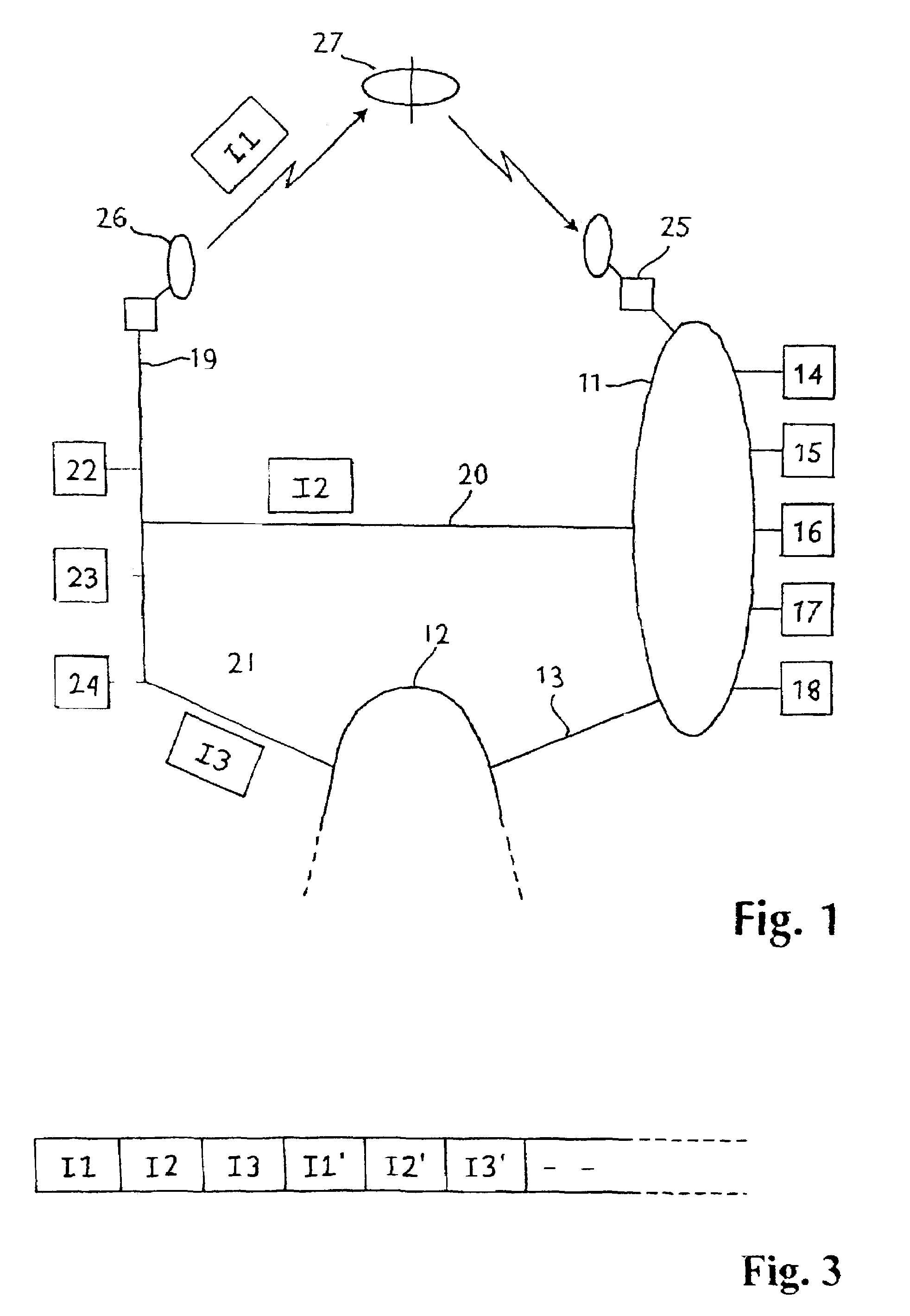 Method for ordering and transmitting of digital data amounts, particularly video signal
