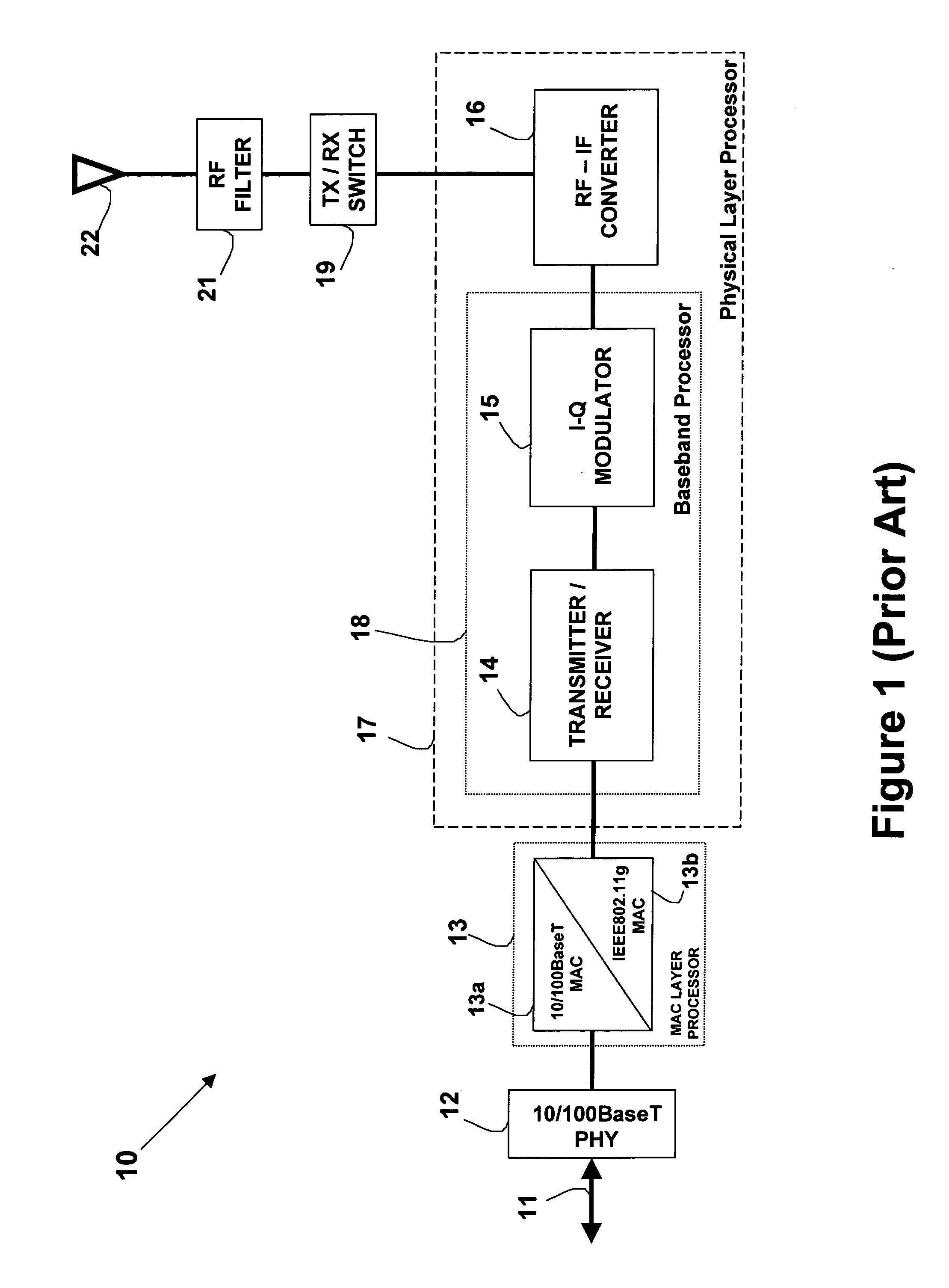 System and method for carrying a wireless based signal over wiring