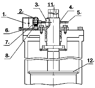 Electric locking device for water intake valve of outdoor fire hydrant
