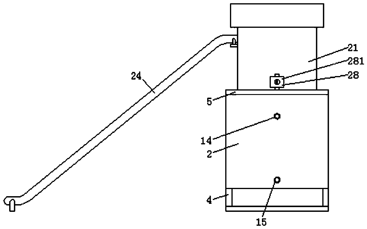 Plastic raw material processing and stirring device