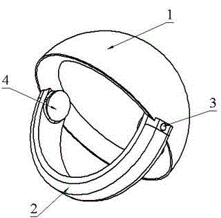 Anti-noise safety helmet with earplugs