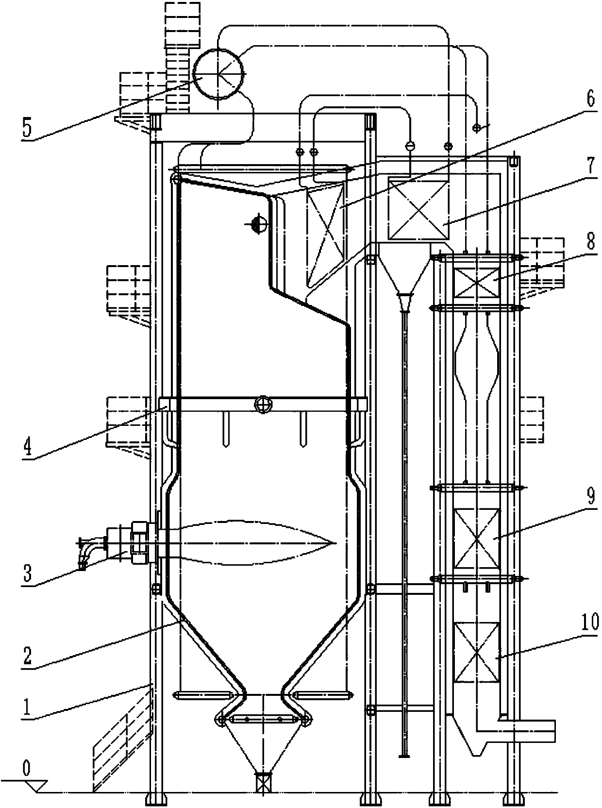 Pulverized coal clean burning boiler with expansion design - Eureka ...