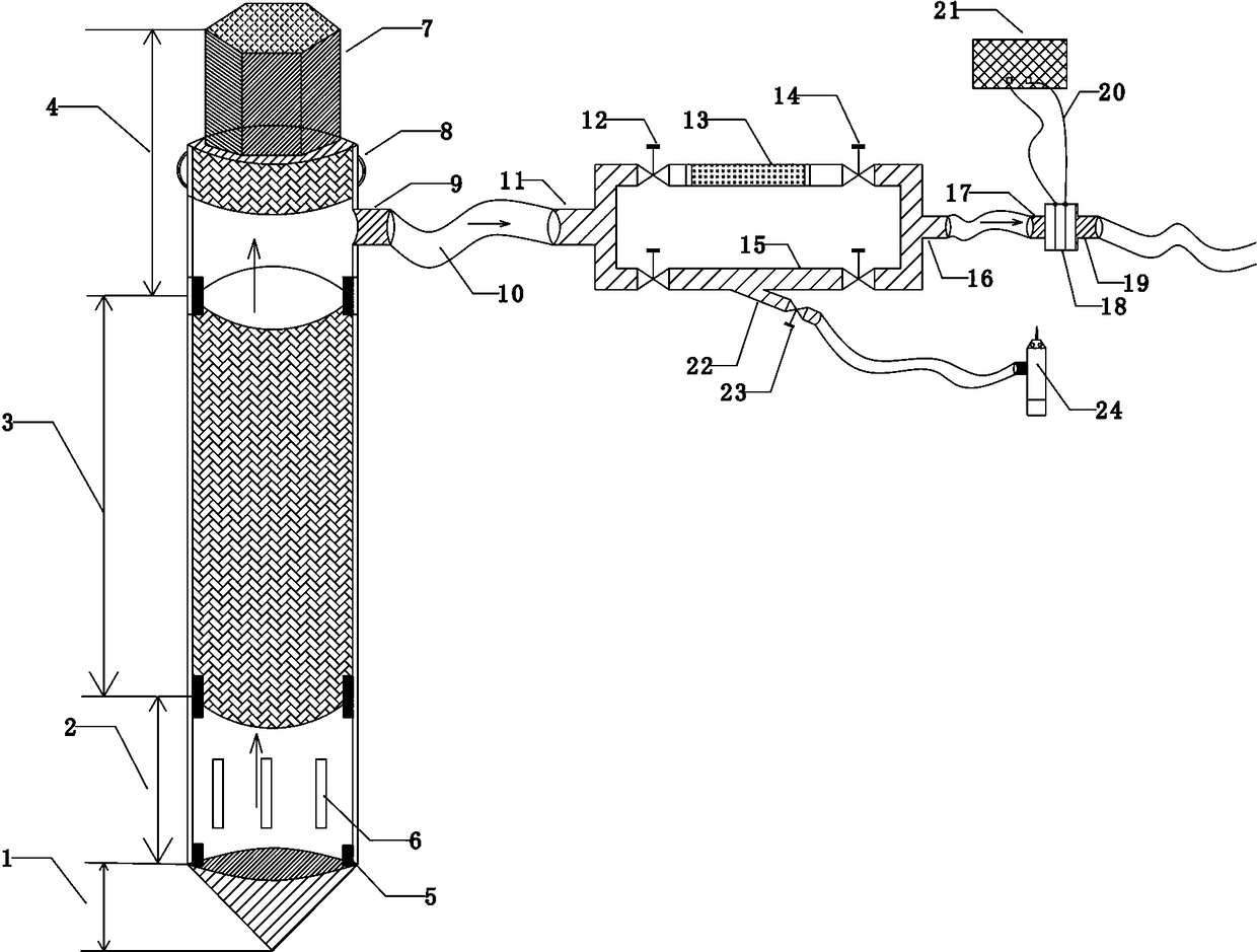 Novel soil gas collection and detection device
