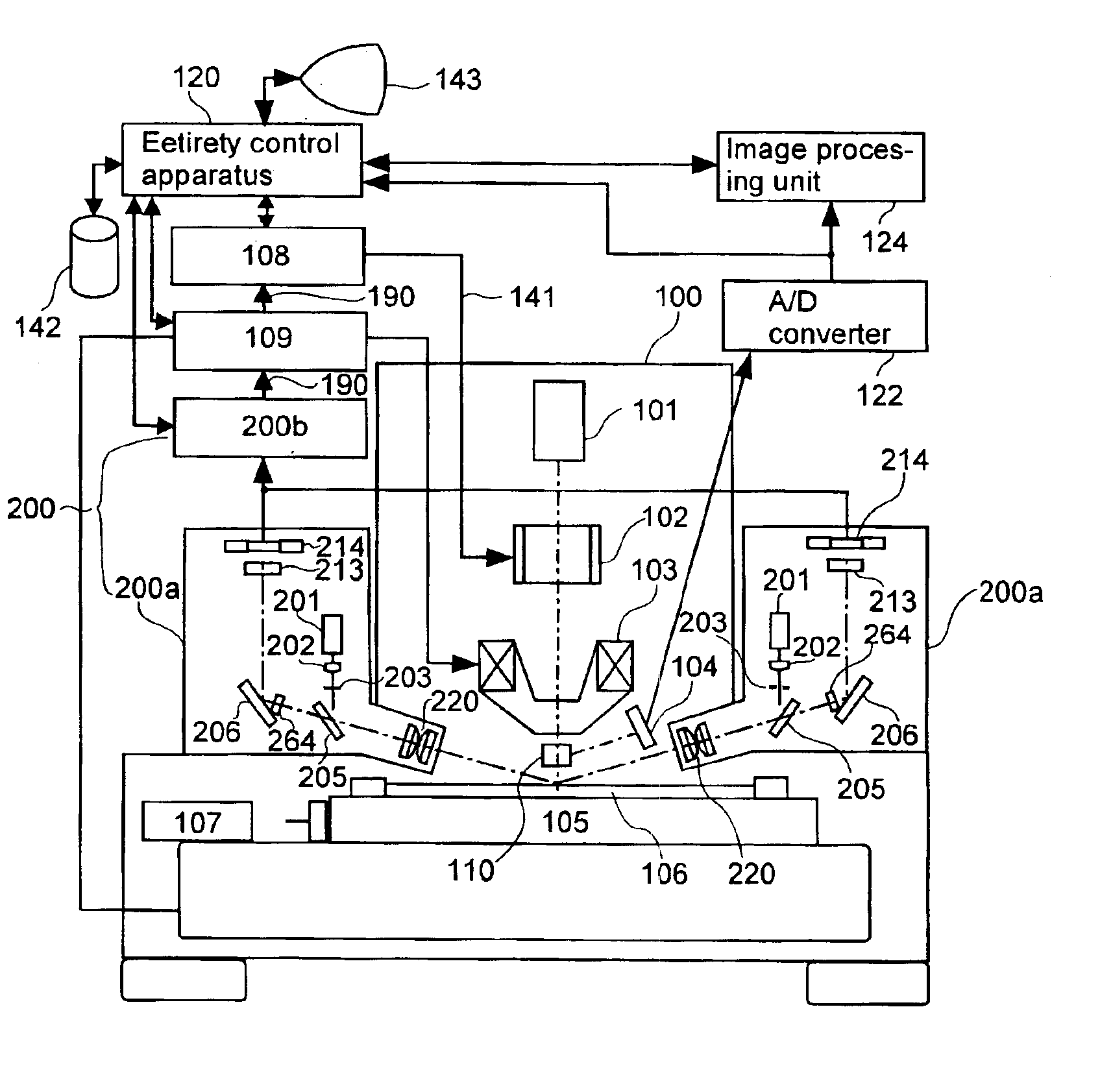 Electron beam exposure or system inspection or measurement apparatus and its method and height detection apparatus