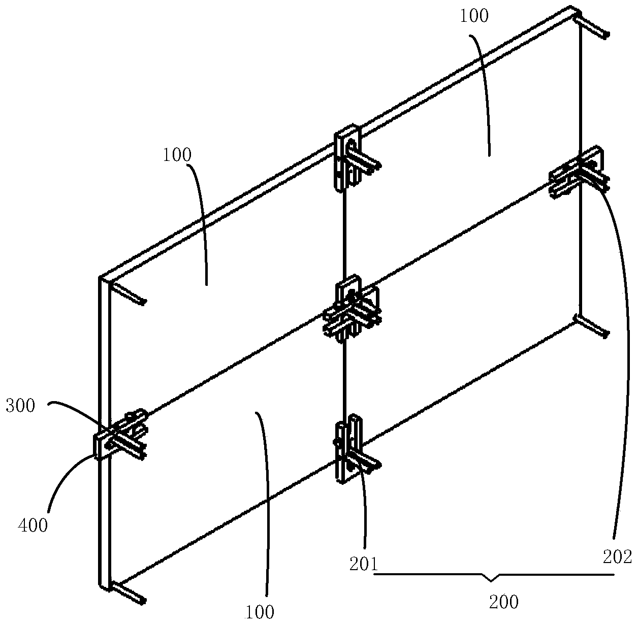 Spliced screen and display device