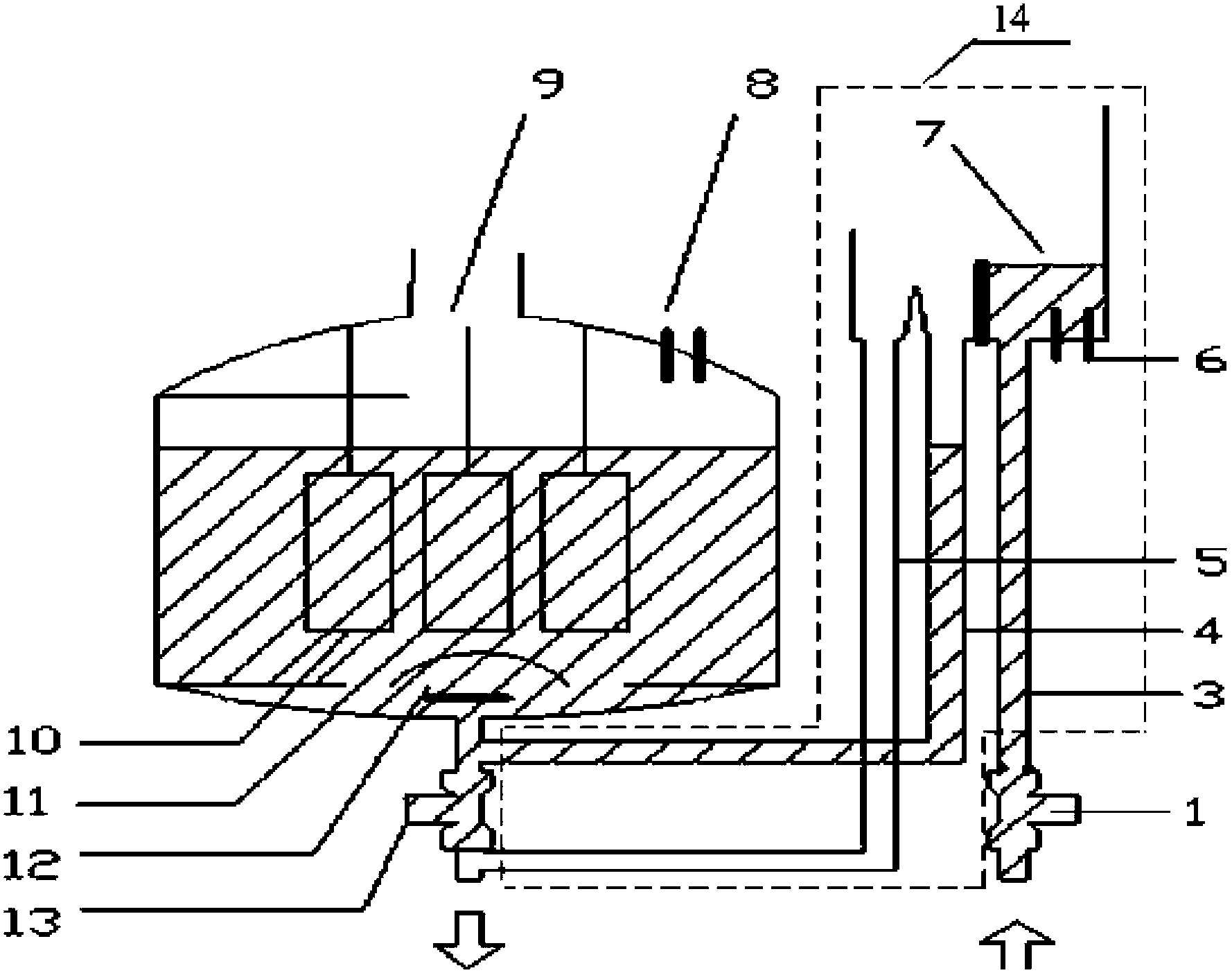 Electrode humidifier control method and device and electrode humidifier