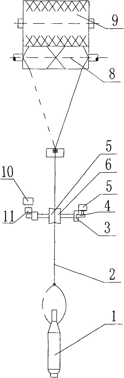 Tension control device and tension regulation method of automatic winder