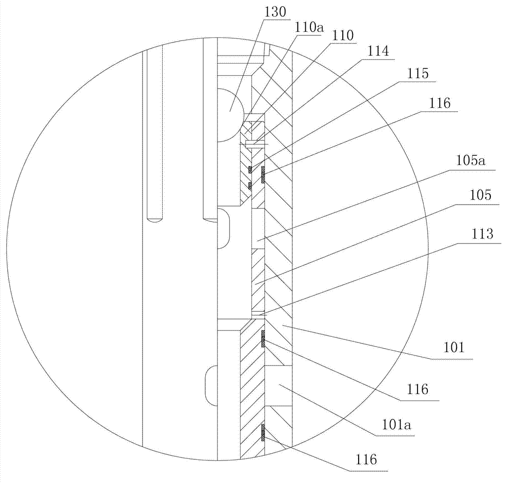 Multi-layer multi-section continuous oil testing system without lifting tubular column and operation method thereof