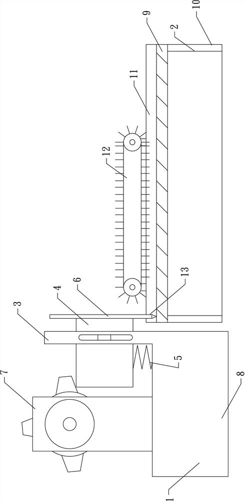 Rotary inclined slice cutting machine device for processing traditional Chinese medicine decoction pieces