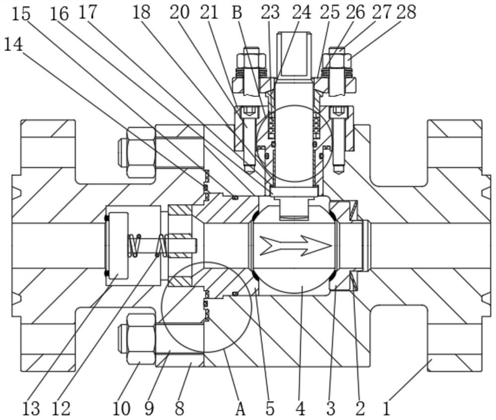 Dual seal combined type valve