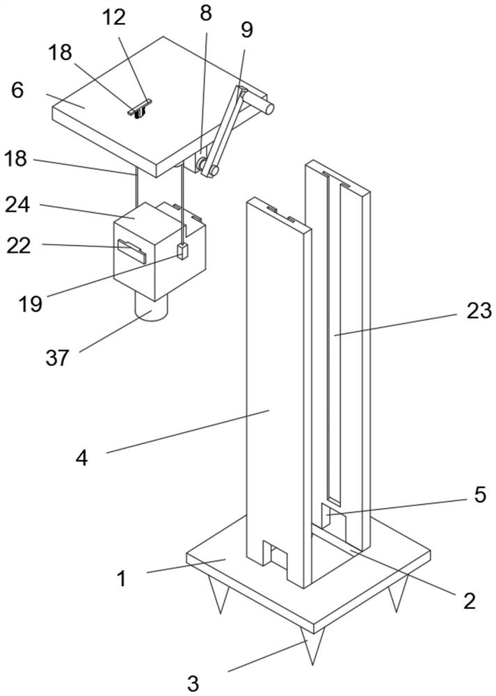 Real-time monitoring device for ecological restoration of water environment