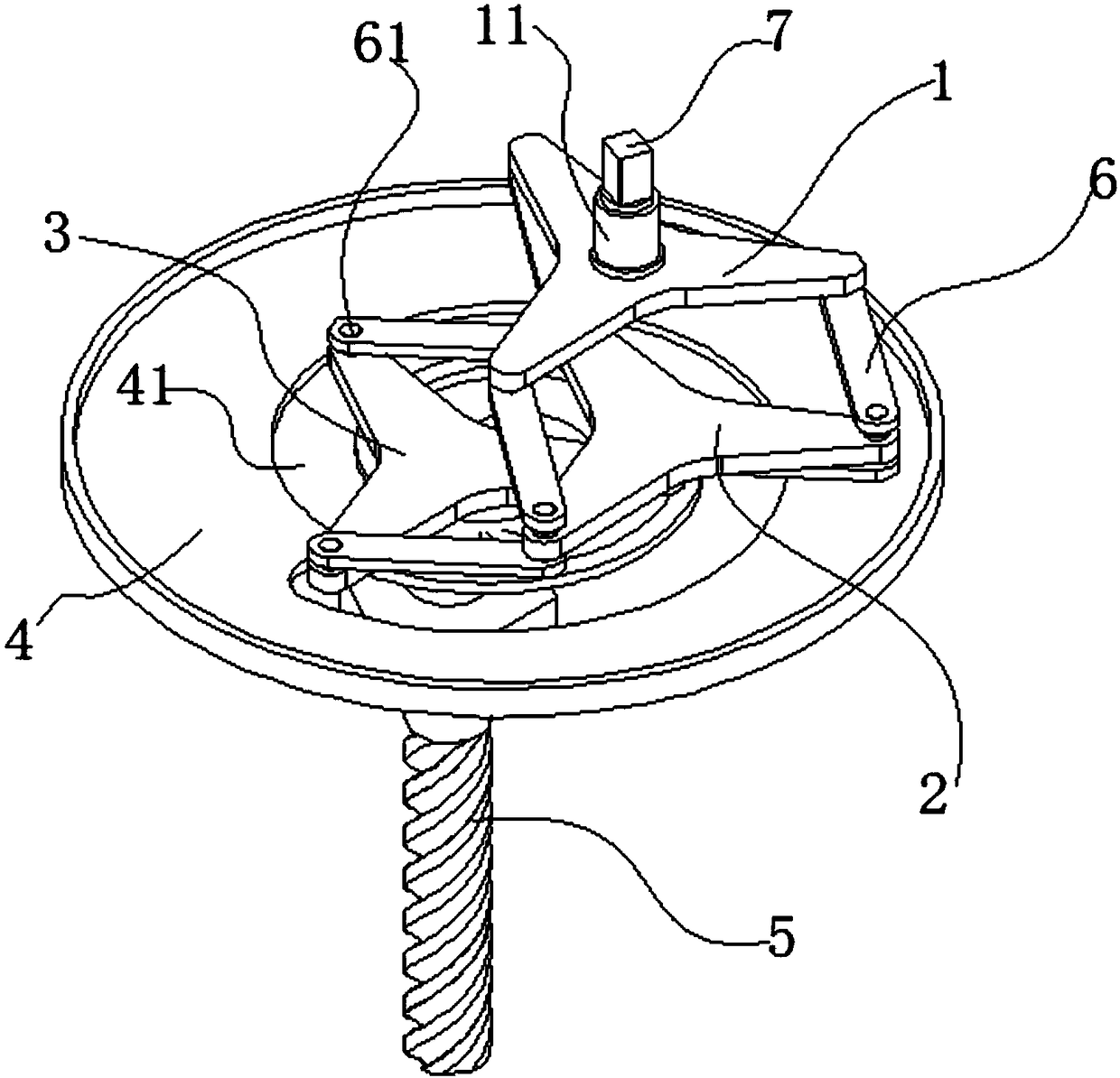 A kind of drilling device and drilling method for any shape hole