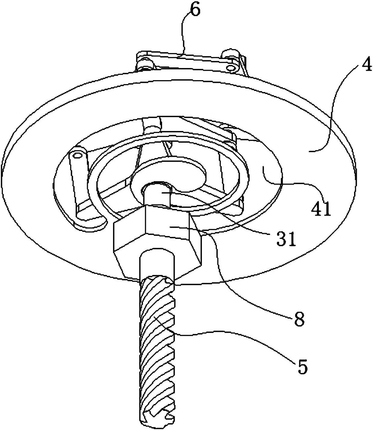 A kind of drilling device and drilling method for any shape hole