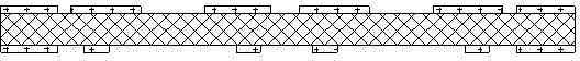 Sequentially etched and plated lead frame structure without island prepacked plastic sealed material and producing method thereof