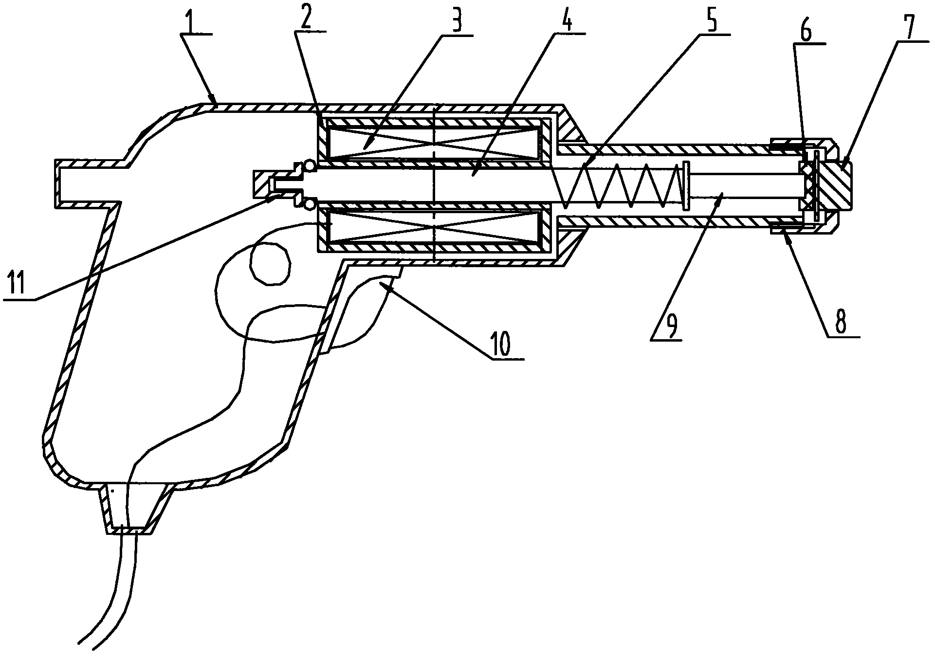 Impact wave therapy apparatus