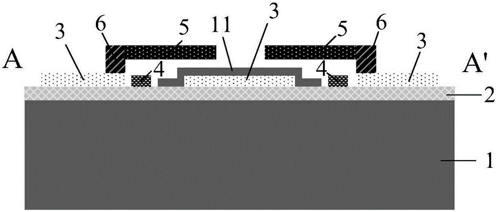 Silicon-based cantilever beam coupled direct-heating type millimeter-wave signal detecting instrument