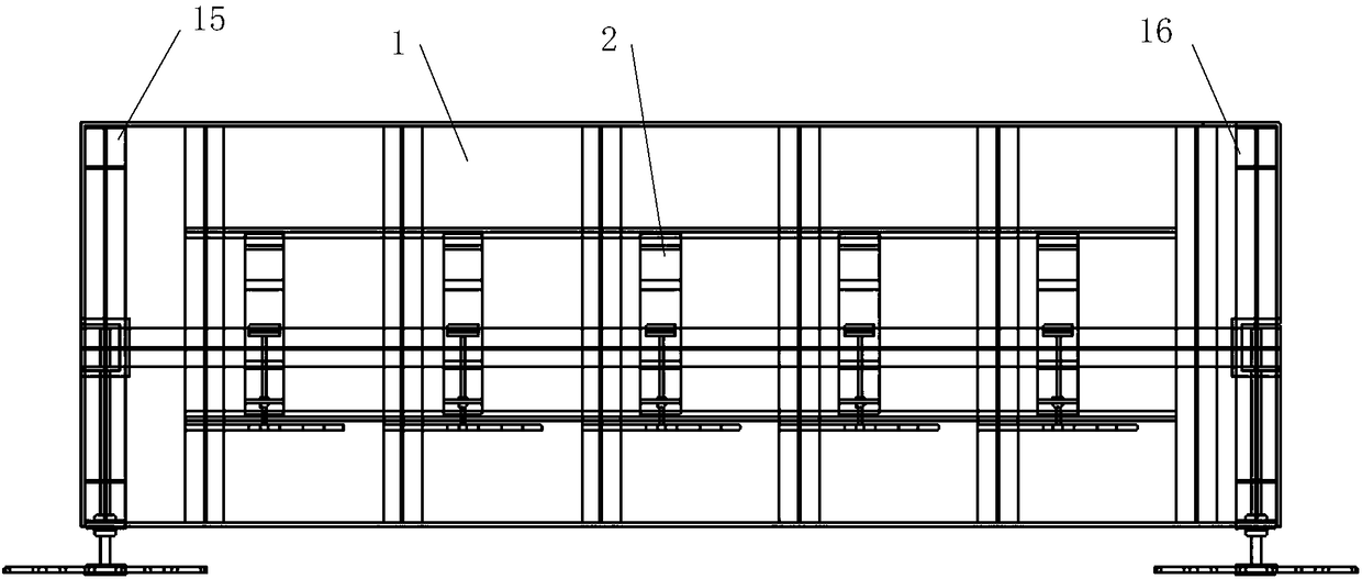 Hydraulic cylinder overhauling platform