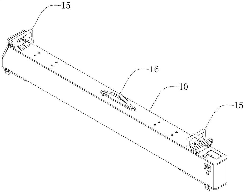 A rail corrugation detection device