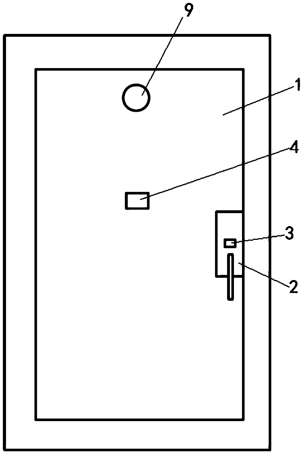 Using method of acoustic anti-theft door
