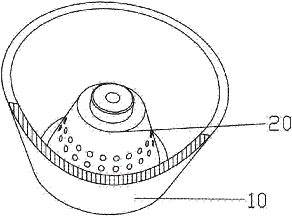 Combined flower disc