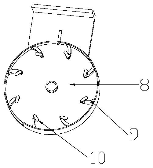 A device for separating and sorting prawns