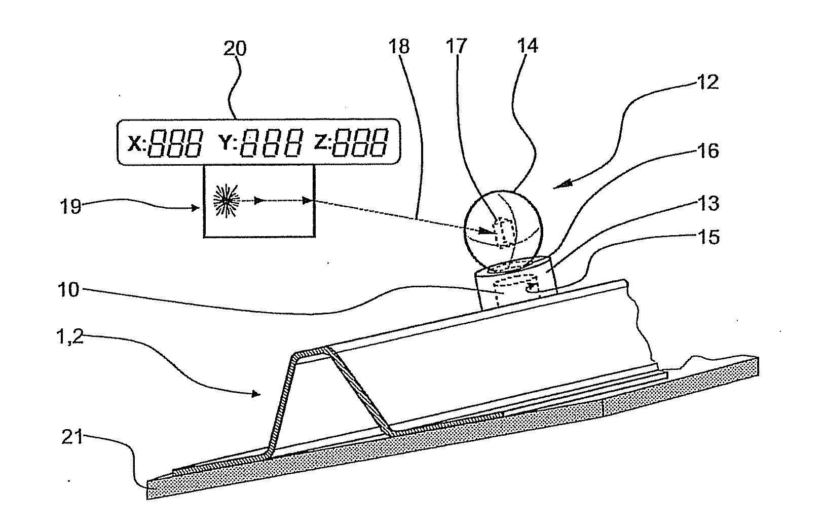 Structural element for a fuselage cell structure of an aircraft, comprising at least one positioning aid