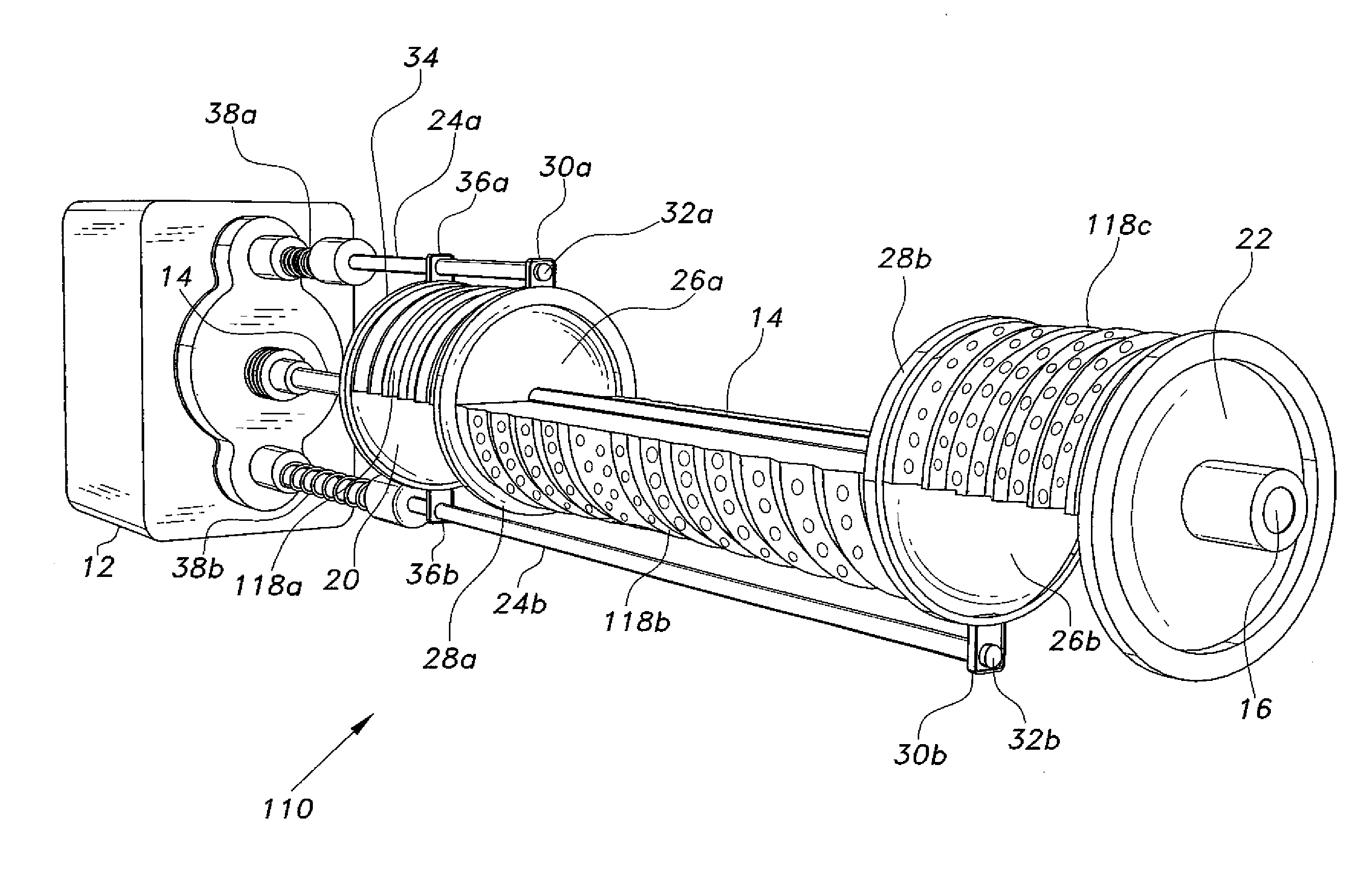 Rotating disc aerator