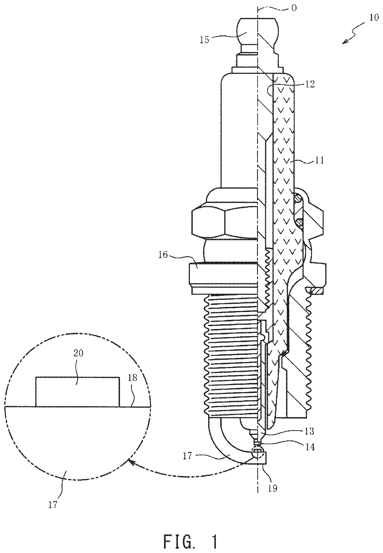 Method for manufacturing a spark plug that makes welded portions uniform