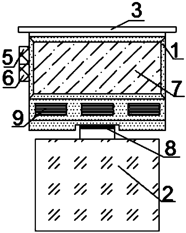 A high-insulation landscape-type buried transformer box
