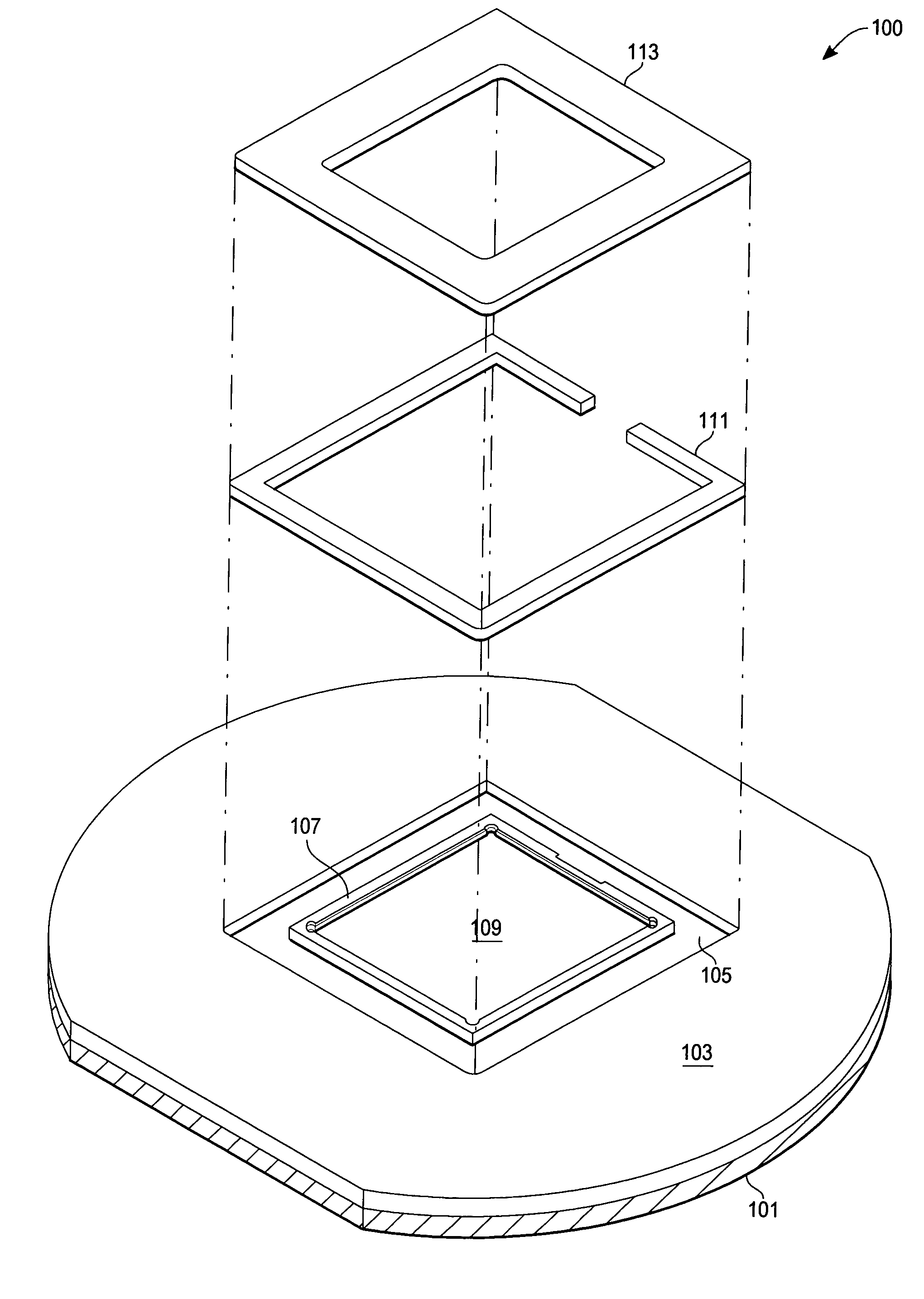 Low profile carrier for non-wafer form device testing