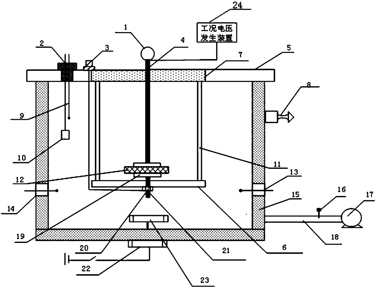 Visualized oil-paper insulated electric heat combined aging device based on magnon stirring circulation