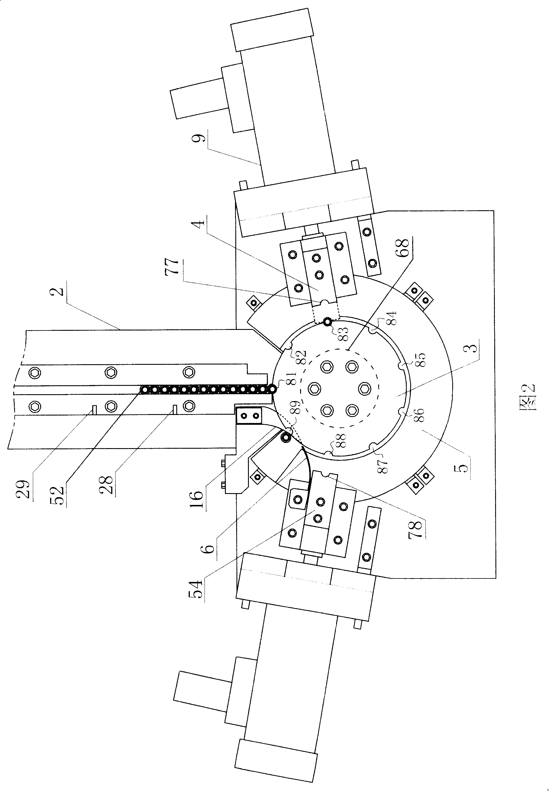 Clamping mechanism for double end threading machine